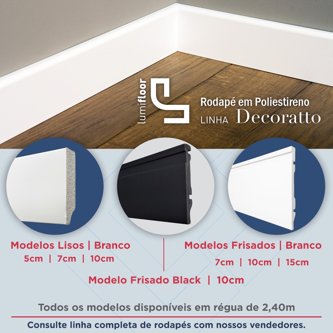 RODAPÉS DECORATTO LUMIFLOOR